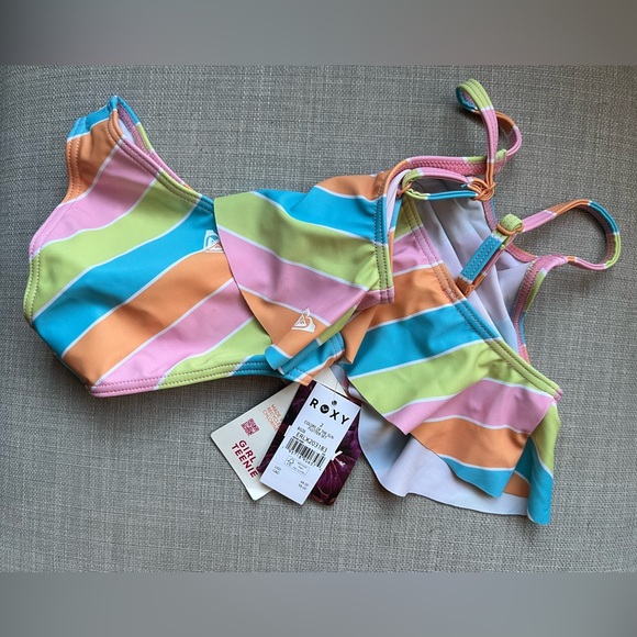 Roxy kids Colors Of The Sun Two Piece Flutter Bikini Set - Picture 8 of 8